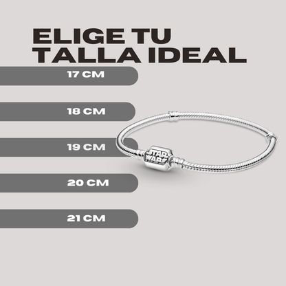 Brazalete Charm Star Wars Personalizable