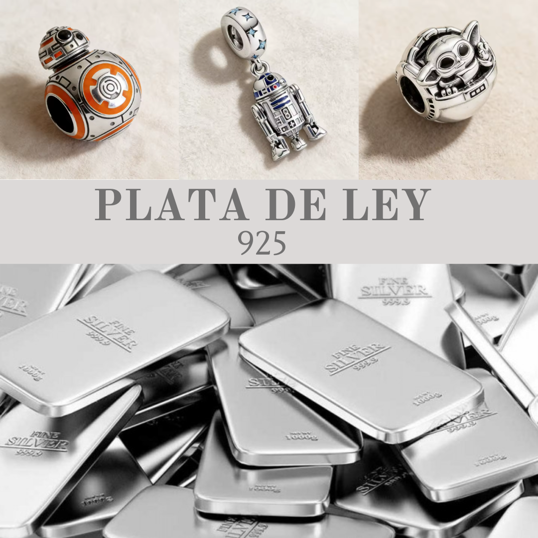 Brazalete Charm Star Wars Personalizable