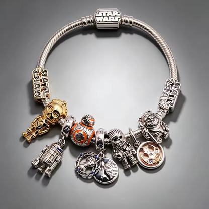 Brazalete Charm Star Wars Personalizable
